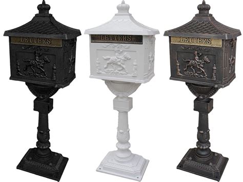 cast metal post boxes|heavy duty metal mailbox.